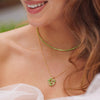 Caroline Svedbom Gold Kassandra Necklace - Green Combo