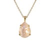 Caroline Svedbom Gold Mini Drop Necklace - Ivory Cream Delite