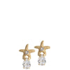 Caroline Svedbom Gold Mini Sea Star Drop Earrings