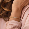 Caroline Svedbom Gold Zara Bracelet - Clear Crystal