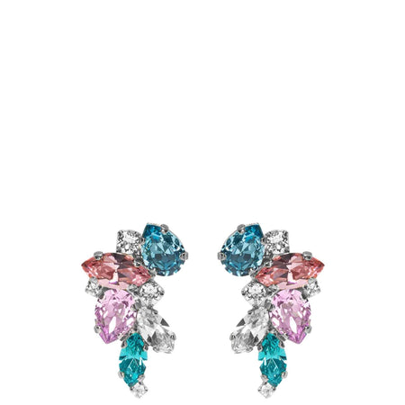 Caroline Svedbom Silver Demi Earrings - Pastel Combo