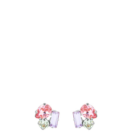 Caroline Svedbom Silver Isa Earrings - Pastel Combo