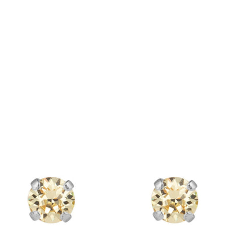 Caroline Svedbom Silver Mini Stud Earrings - Jonquil