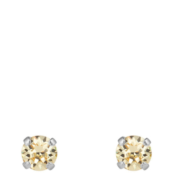 Caroline Svedbom Silver Mini Stud Earrings - Jonquil