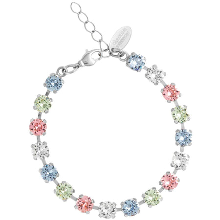 Caroline Svedbom Silver Nicola Bracelet - Floral Combo