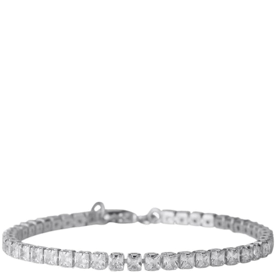 Caroline Svedbom Silver Zara Bracelet - Clear Crystal