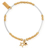 ChloBo Double Star Bracelet - Gold & Silver