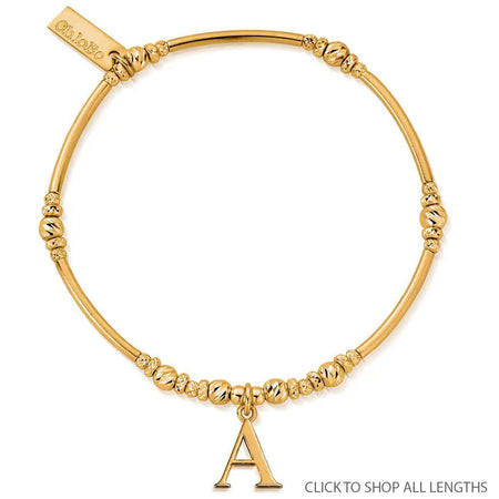 ChloBo Iconic Initial Bracelet - Gold