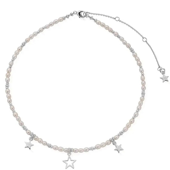 ChloBo Lifelong Magic Pearl Necklace - Silver