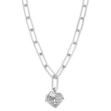 ChloBo Link Chain Faith & Love Necklace