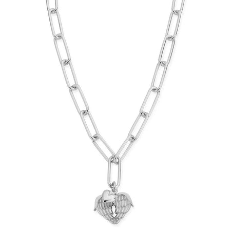 ChloBo Link Chain Faith & Love Necklace