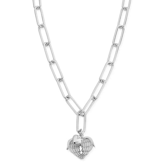 ChloBo Link Chain Faith & Love Necklace