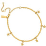ChloBo Multi Star Anklet - Gold
