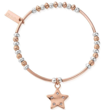 ChloBo Sparkle Star Bracelet- Two Tone