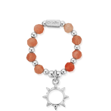 ChloBo Sunrise Peach Moonstone Ring