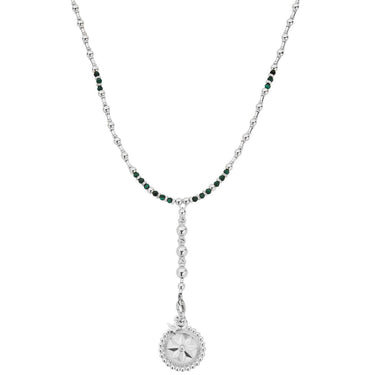 ChloBo The Free Spirit Malachite Lariat Necklace