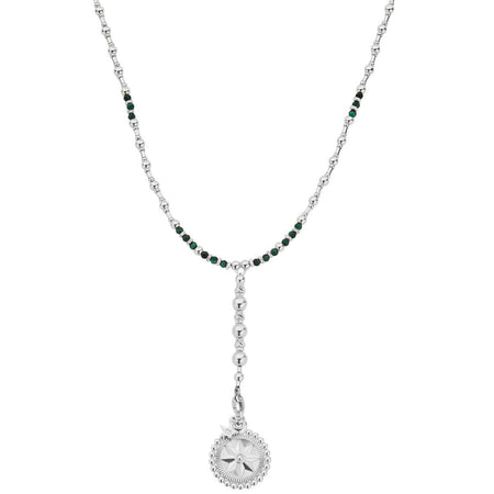 ChloBo The Free Spirit Malachite Lariat Necklace