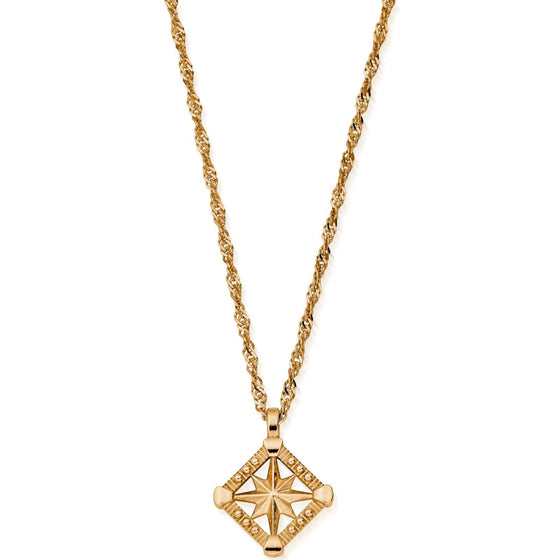 ChloBo Twisted Rope Chain Inner Guidance Necklace - Gold