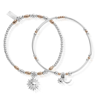 ChloBo Dusk To Dawn Bracelet Set - Two Tone