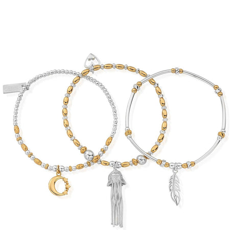 ChloBo Gold & Silver Bracelet Set