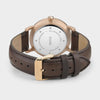 Cluse Aravis Rose Gold/Brown Leather Watch