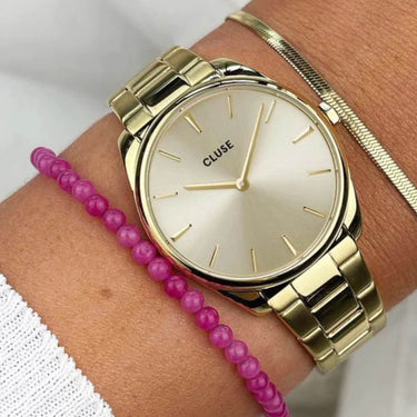 Cluse Feroce Petite Gold Watch