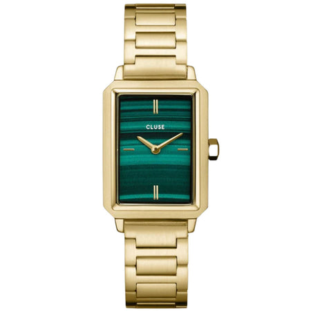 Cluse Fluette Gold Green Watch