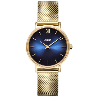 Cluse Minuit Gold Mesh Watch