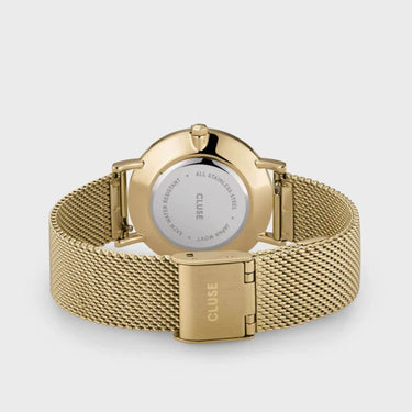 Cluse Minuit Gold Mesh Watch