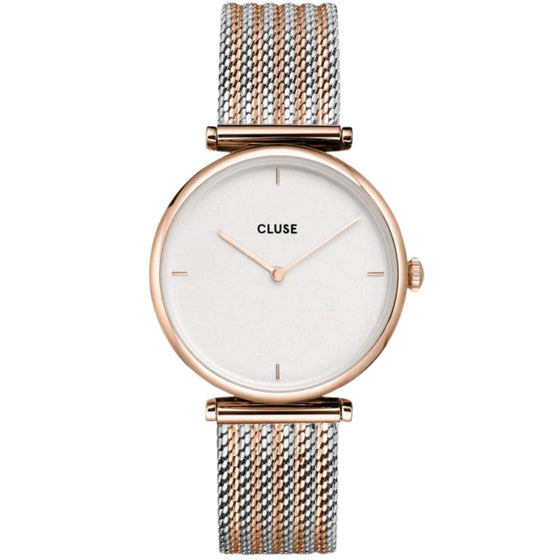 Cluse Triomphe Two Tone Mesh Watch