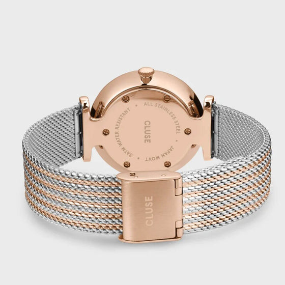 Cluse Triomphe Two Tone Mesh Watch