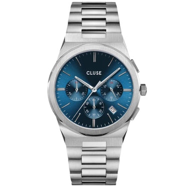 Cluse Vigoureux Chrono Steel Watch - Blue