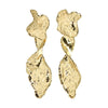 Pilgrim Compass Earrings - Gold