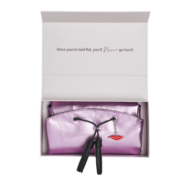 Donna May Vegan Drawstring Bag - Amethyst