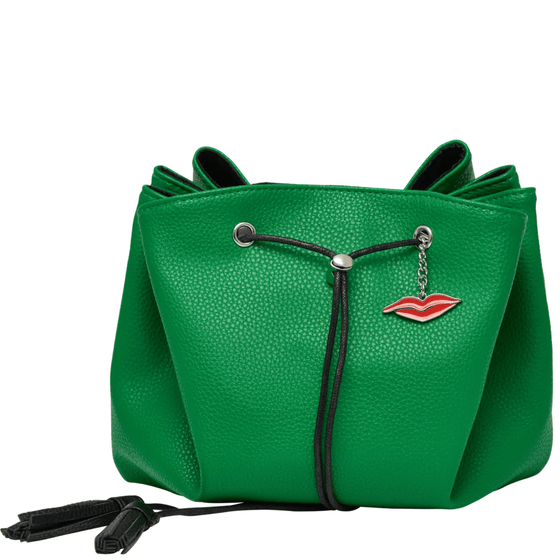 Donna May Vegan Drawstring Bag - Green