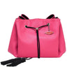 Donna May Vegan Drawstring Bag - Hot Raspberry