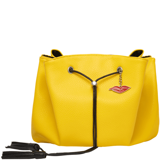 Donna May Vegan Drawstring Bag - Yellow