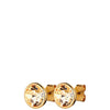 Dyrberg Kern Dia Gold Classic Stud Earrings - Golden