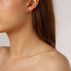 Dyrberg Kern Dia Gold Classic Stud Earrings - Light Rose