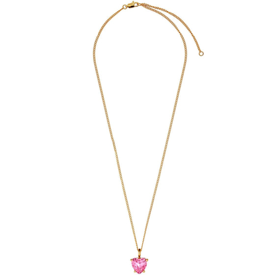 Dyrberg Kern Bianca Gold Pendant Necklace - Light Rose