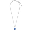 Dyrberg Kern Bianca Silver Pendant Necklace - Pale Blue