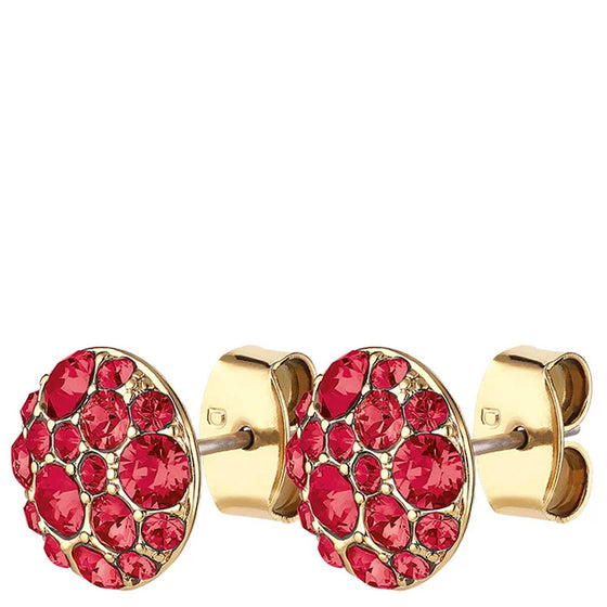 Dyrberg Kern Blais Gold Earrings - Red