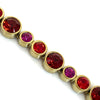 Dyrberg Kern Calice Gold Bracelet - Red