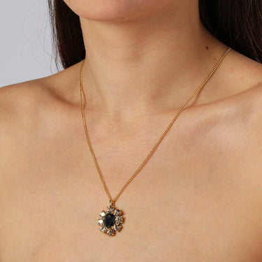 Dyrberg Kern Claudia Gold Necklace - Black