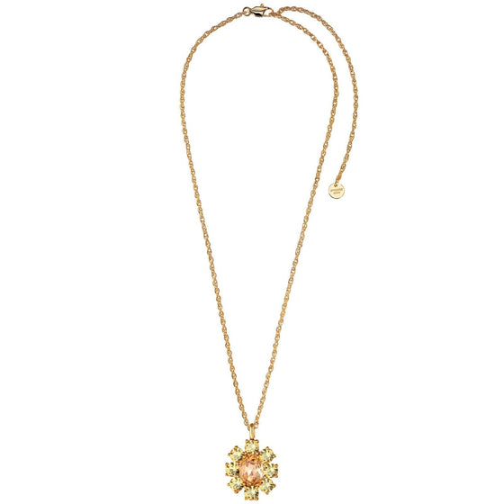 Dyrberg Kern Claudia Gold Necklace - Peach Golden