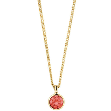 Dyrberg Kern Ette Gold Necklace - Coral