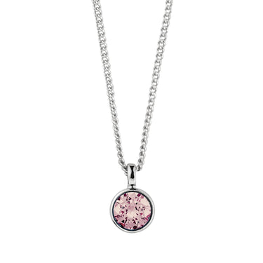 Dyrberg Kern Ette Silver Necklace - Vintage Rose