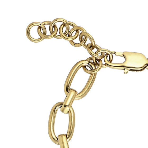 Dyrberg Kern Jam Gold Chunky Bracelet