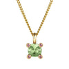 Dyrberg Kern Julia Gold Pendant Necklace - Green