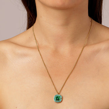 Dyrberg Kern Kelly Gold Necklace - Green